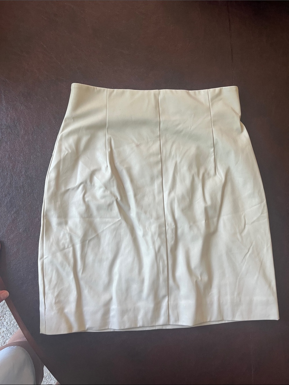 H&M Cream Pencil Skirt